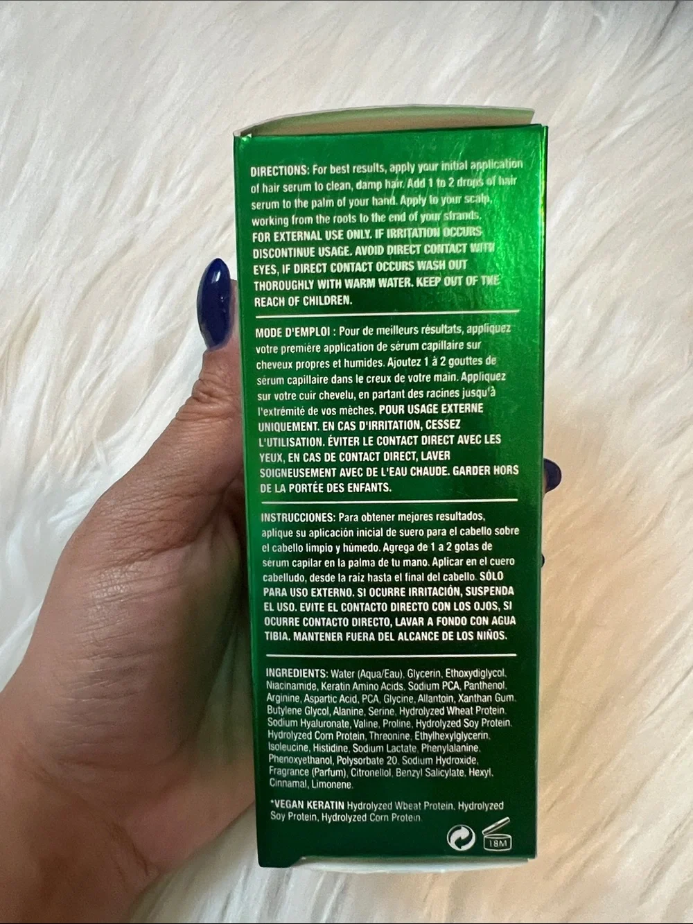 5/$35 NWT Difeel Elite - Vegan Niacinamide + Keratin Hydrating Hair Serum